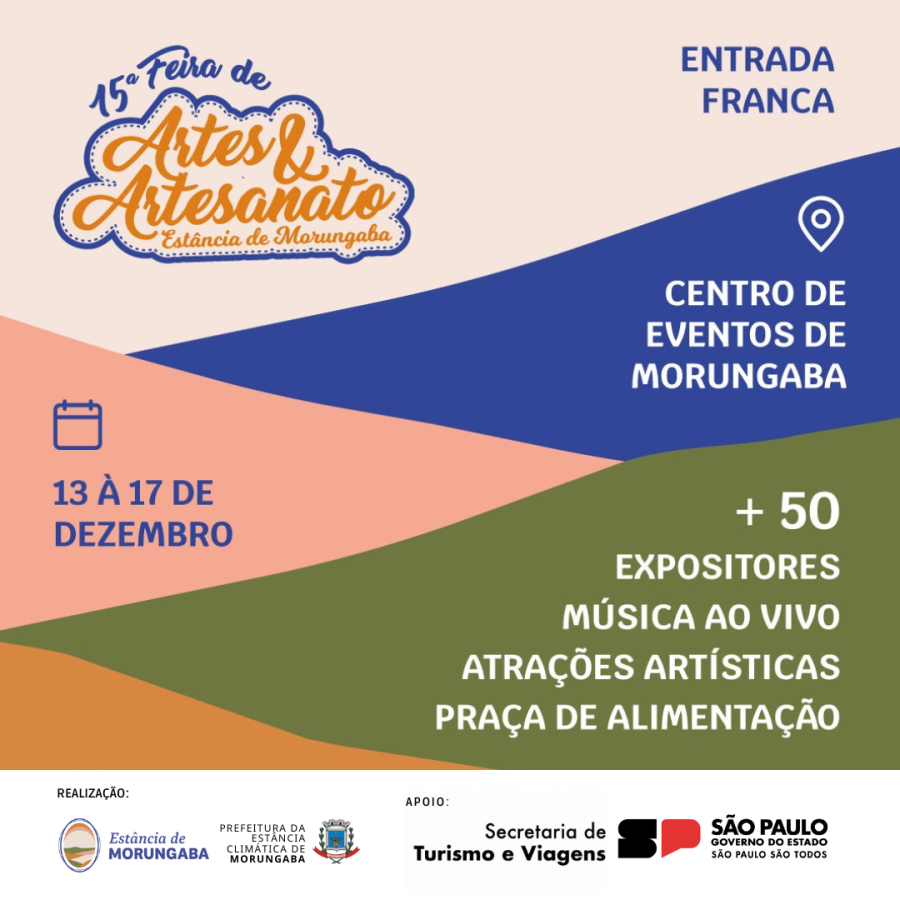 Feira de Artes e Artesanato tem início no dia 13 de dezembro no Cem