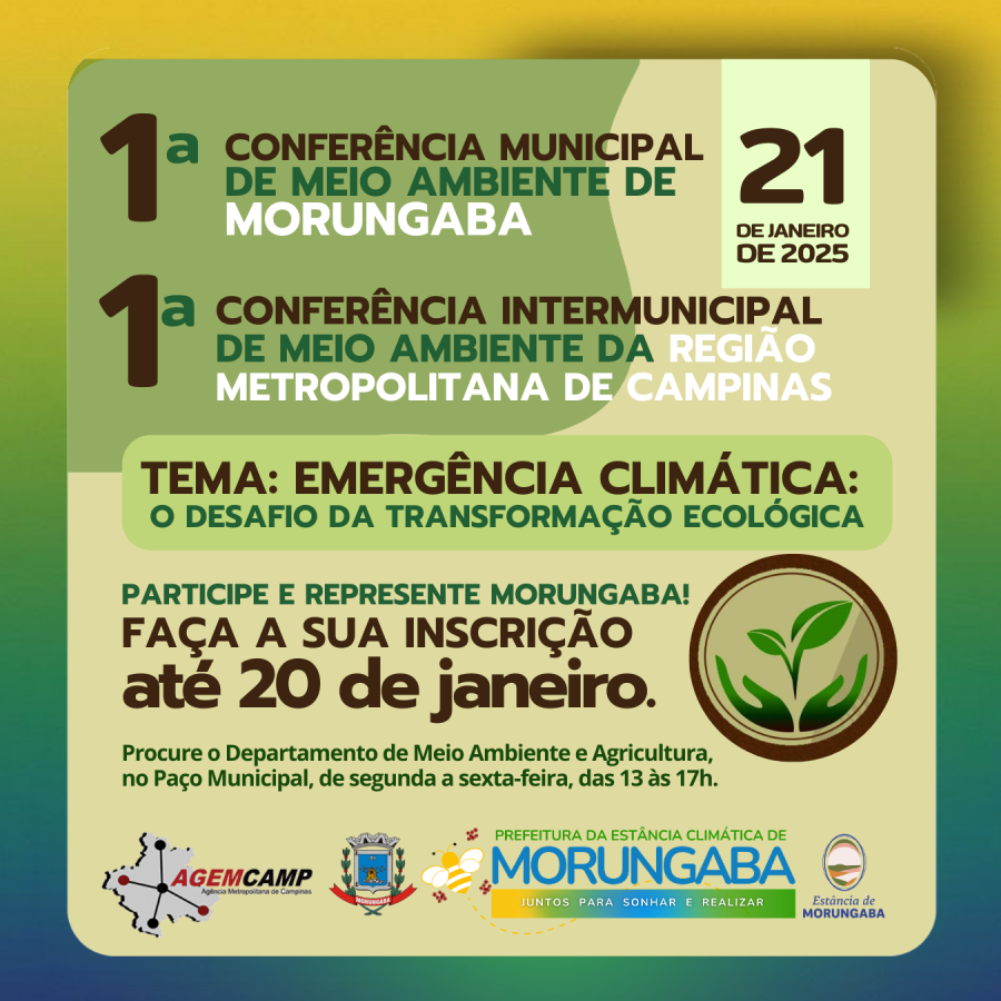 1° Conferência Intermunicipal de Meio Ambiente da Região Metropolitana de Campinas