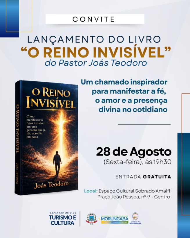 LANÇAMENTO DE LIVRO EM MORUNGABA!