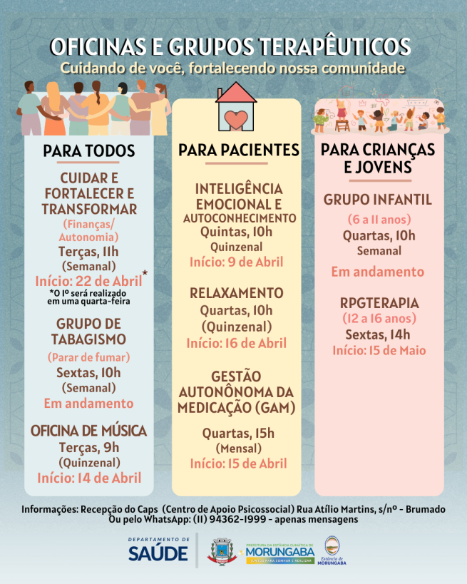 CUIDE DE VOCÊ, FORTALEÇA NOSSA COMUNIDADE!