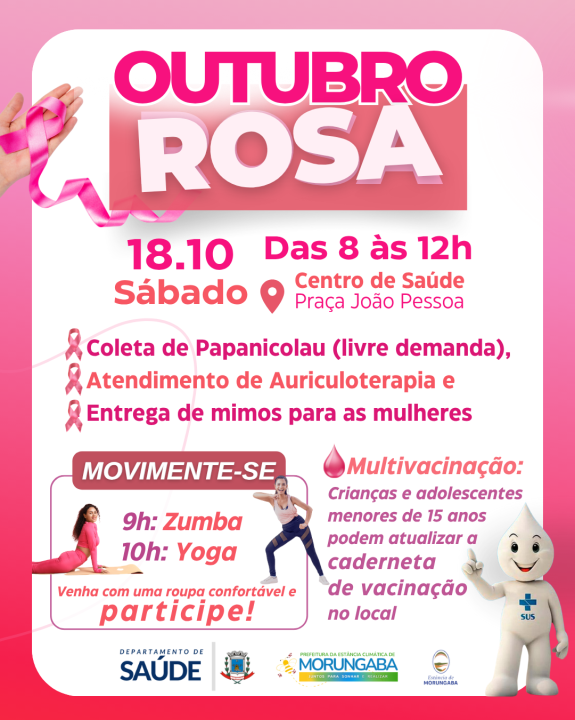 OUTUBRO ROSA: UM DIA DE PREVENÇÃO E MUITA ALEGRIA!