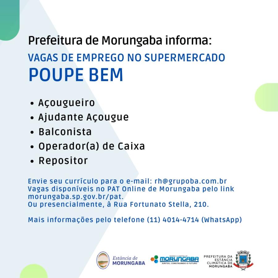 Prefeitura de Morungaba informa: