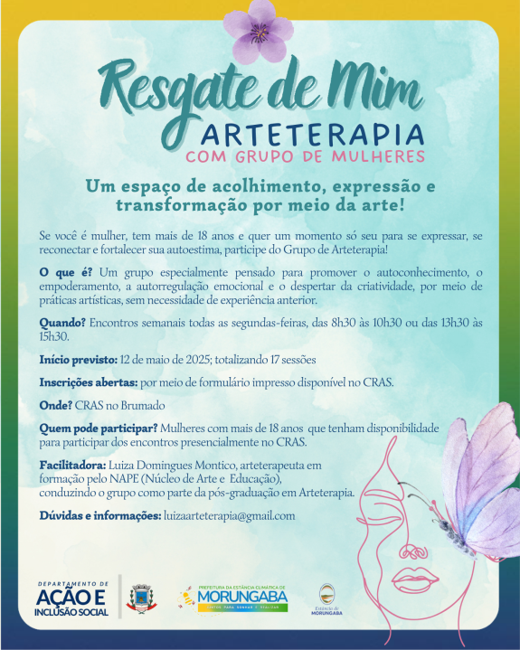 RESGATE DE MIM - ARTETERAPIA COM GRUPO DE MULHERES
