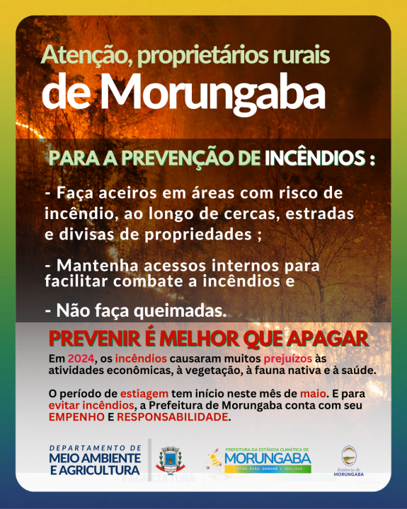 ATENÇÃO, PROPRIETÁRIOS RURAIS