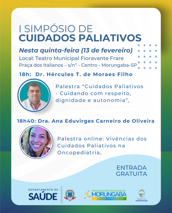 Prefeitura promove Simpósio de Cuidados Paliativos