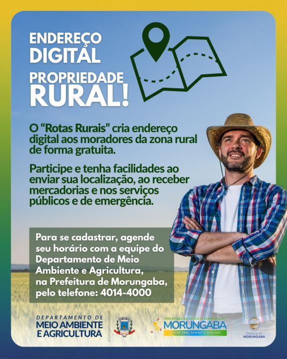 Endereço Digital - Propriedade Rural!