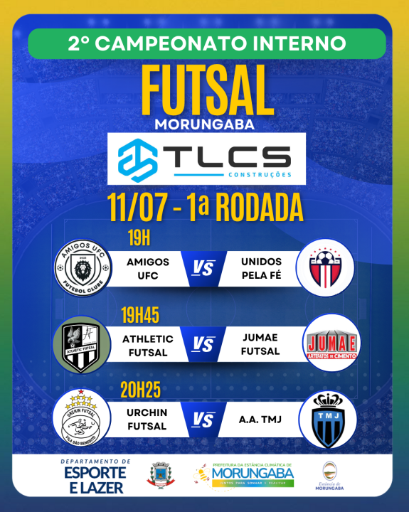 2° CAMPEONATO INTERNO FUTSAL MORUNGABA!