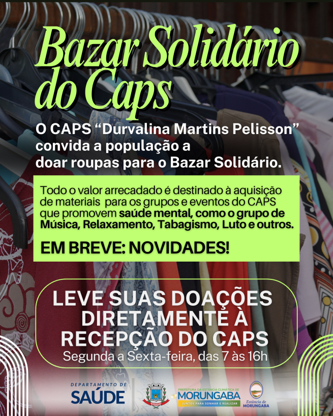 BAZAR SOLIDÁRIO DO CAPS