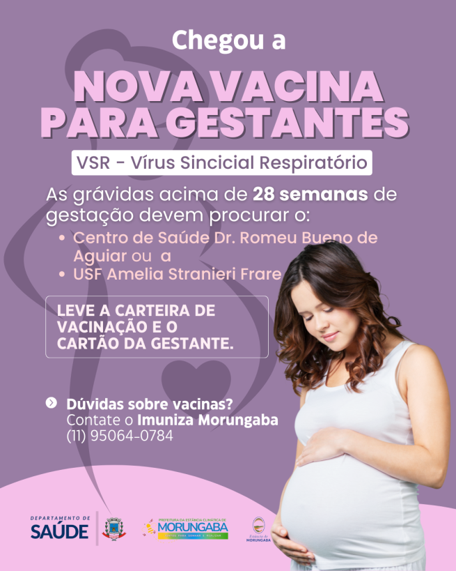 CHEGOU A NOVA VACINA PARA GESTANTES!