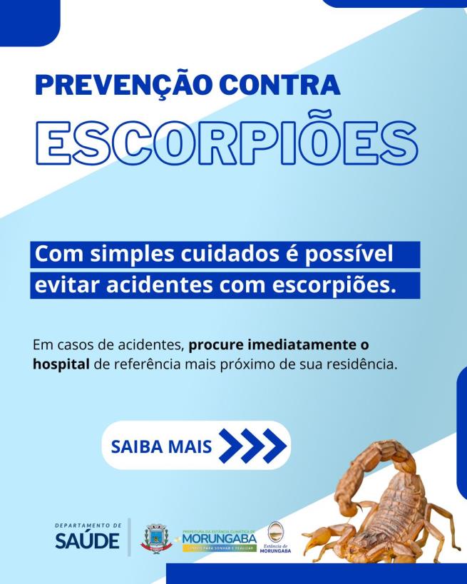 PREVENÇÃO CONTRA ESCORPIÕES