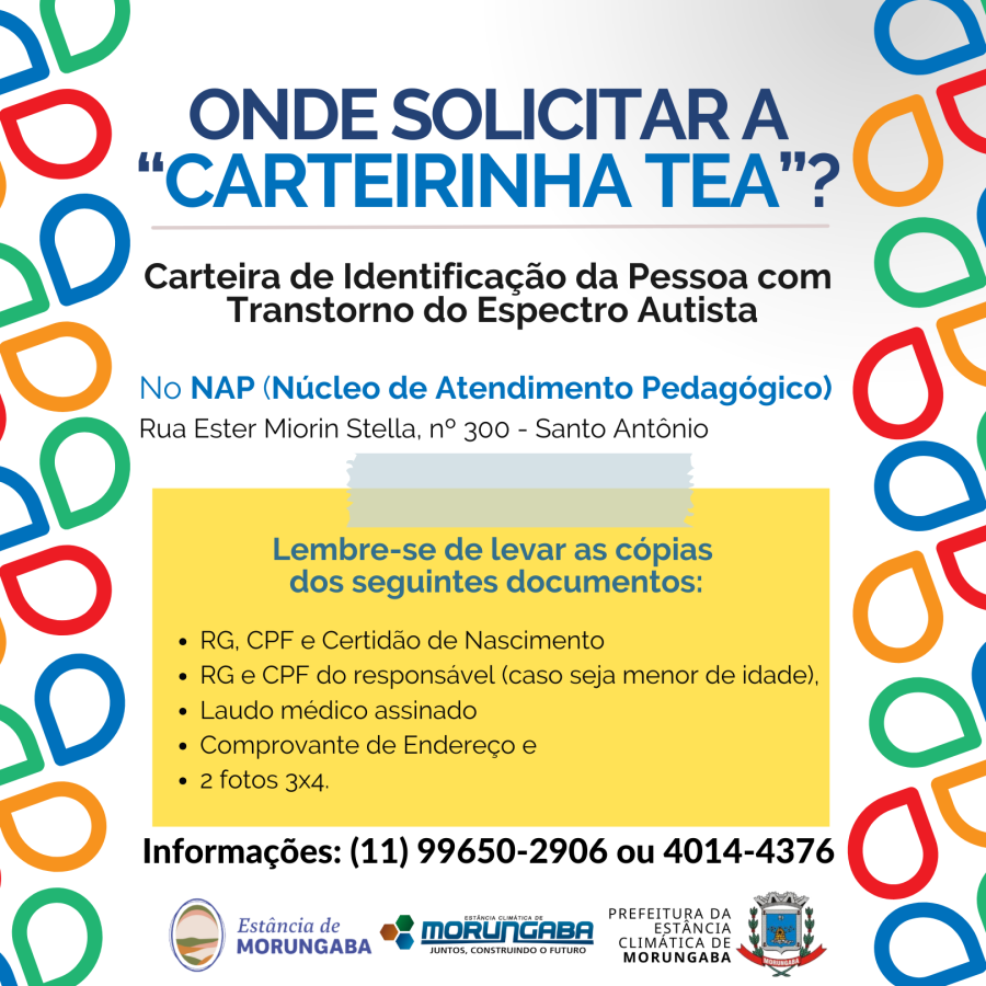 ONDE SOLICITAR A “CARTEIRINHA TEA”?