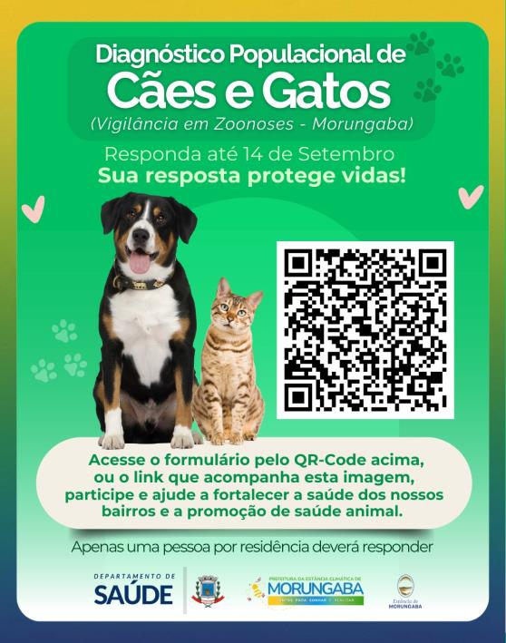 Diagnóstico populacional de cães e gatos