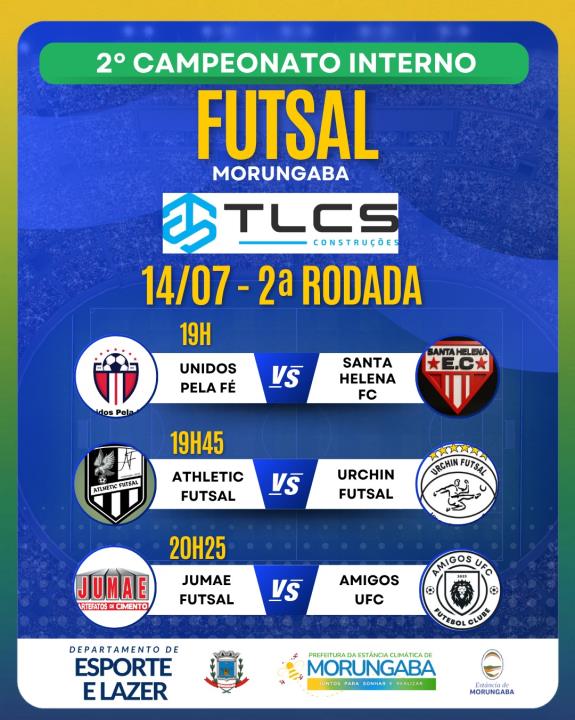 2° CAMPEONATO INTERNO FUTSAL MORUNGABA!