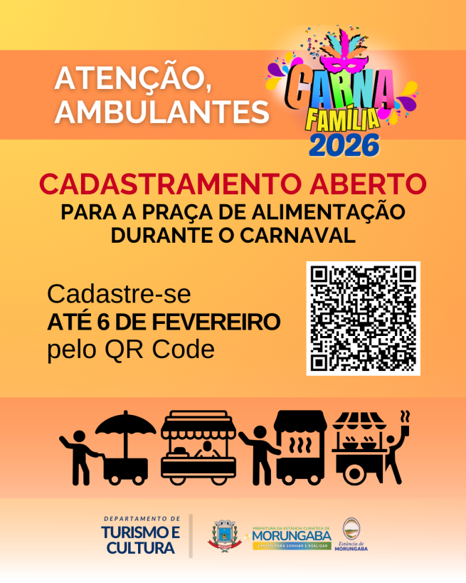 ATENÇÃO, AMBULANTES!
