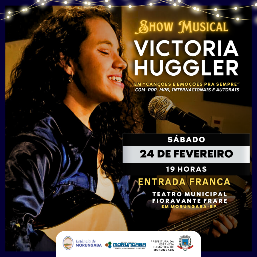 Victória Huggler leva repertório variado para Teatro Municipal