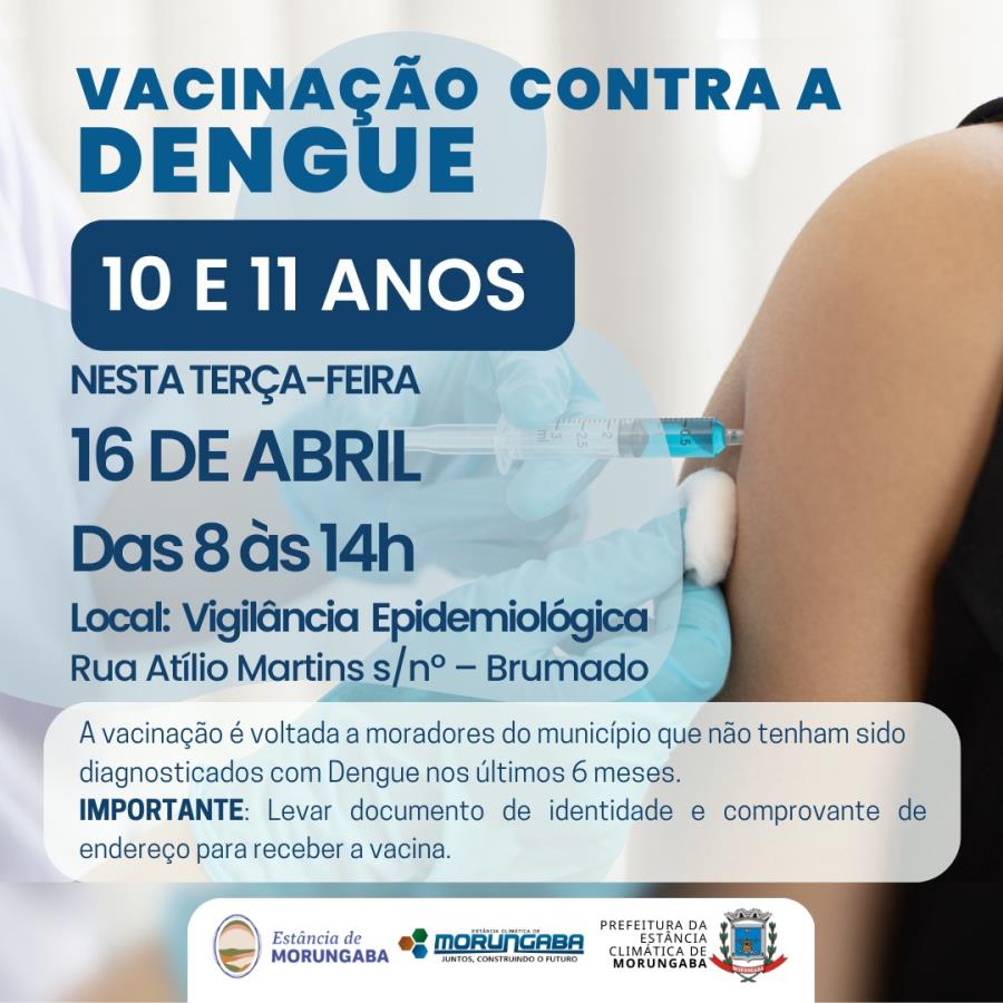 Vacinação contra a dengue