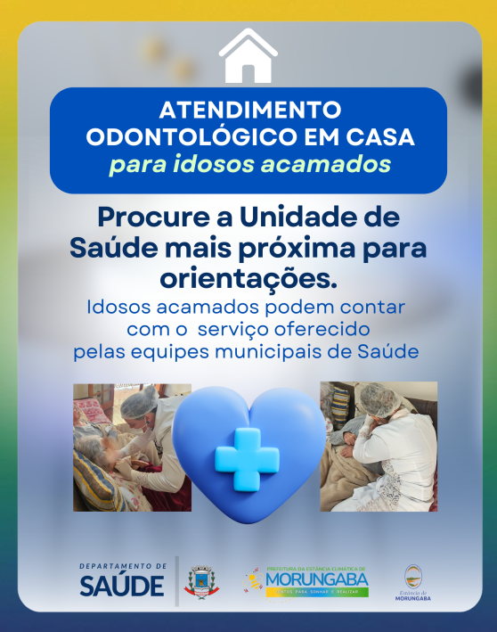 Atendimento odontológico em casa para idosos acamados