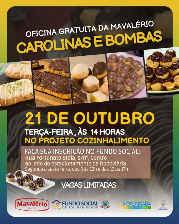 CAROLINAS E BOMBAS É A NOVA OFICINA DA MAVALÉRIO EM MORUNGABA!