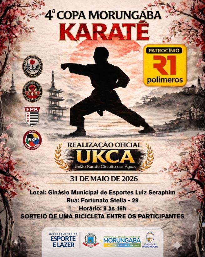 VEM AÍ A 4ª COPA MORUNGABA DE KARATÊ!