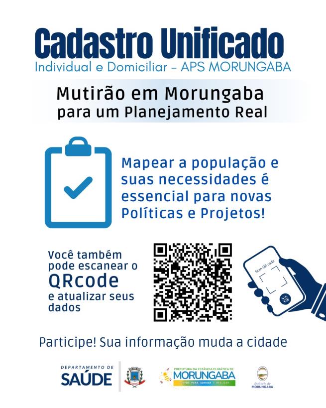 CADASTRO DE SAÚDE – INDIVIDUAL E DOMICILIAR | APS MORUNGABA
