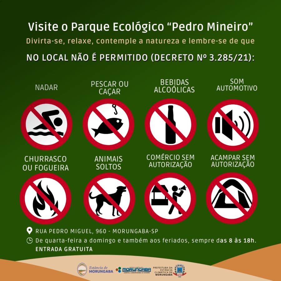 Visite o Parque Ecológico "Pedro Mineiro"
