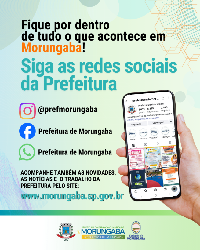 FIQUE POR DENTRO DE TUDO O QUE ACONTECE EM MORUNGABA!