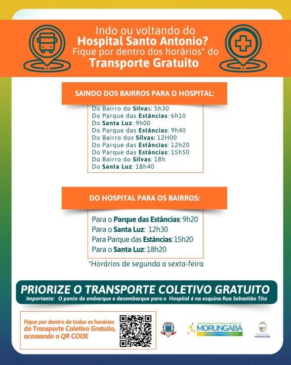 Indo ou voltando do Hospital Santo Antônio?