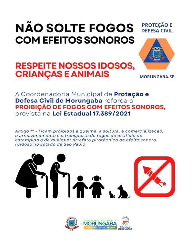 DIGA NÃO AOS FOGOS COM EFEITOS SONOROS