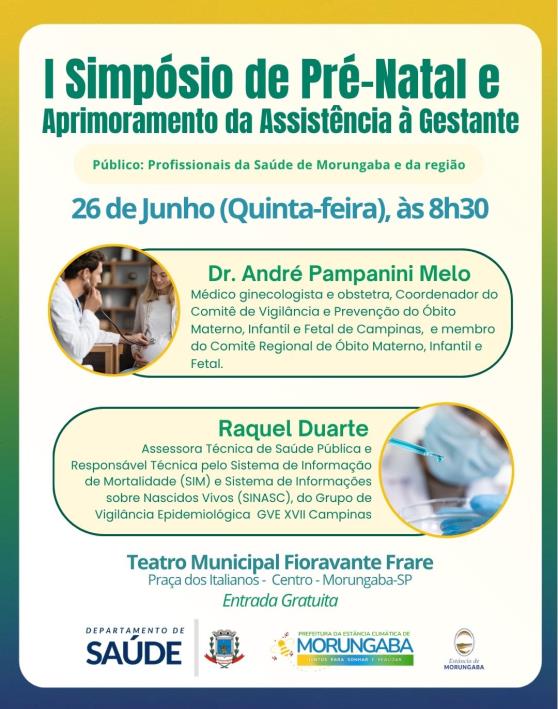 I Simpósio de Pré-Natal e Aprimoramento da Assistência à Gestante!