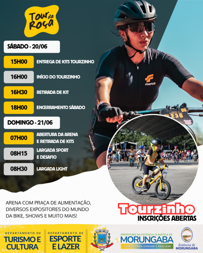 MAIOR CIRCUITO DE CICLOTURISMO RECREATIVO DO BRASIL ESTÁ DE VOLTA A MORUNGABA!