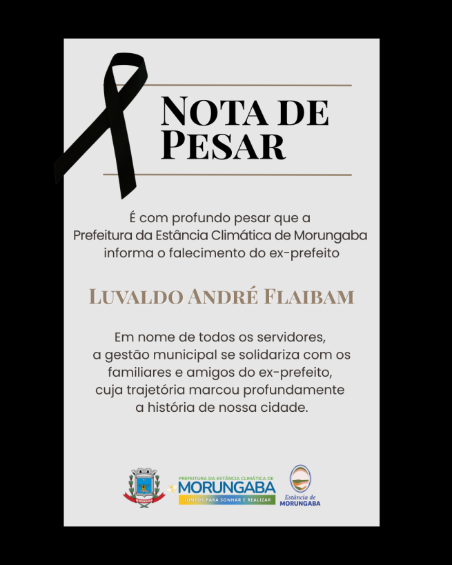 NOTA DE PESAR