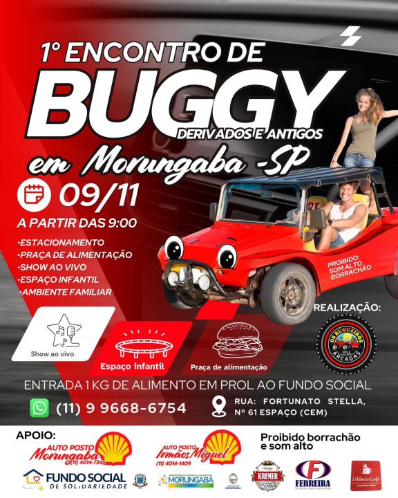 1° ENCONTRO DE BUGGY DERIVADOS E ANTIGOS EM MORUNGABA!