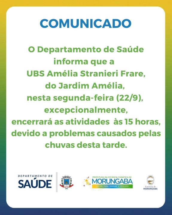 Comunicado importante