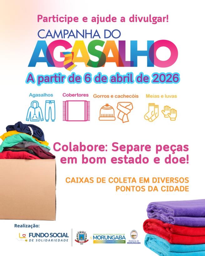 É HORA DE AQUECER O CORAÇÃO: COMECE A SEPARAR SUAS DOAÇÕES!