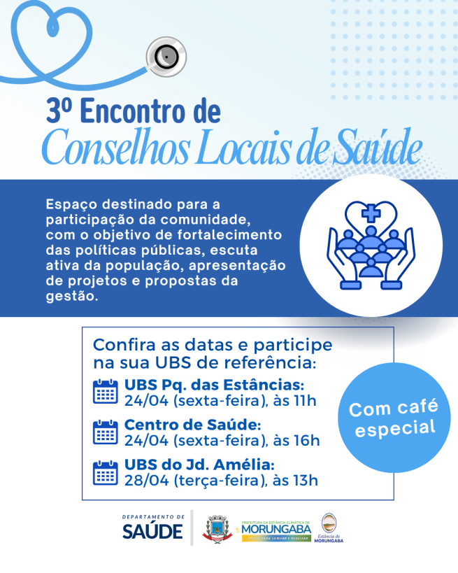 3º ENCONTRO DE CONSELHOS LOCAIS DE SAÚDE