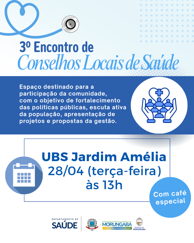 3º ENCONTRO DE CONSELHOS LOCAIS DE SAÚDE