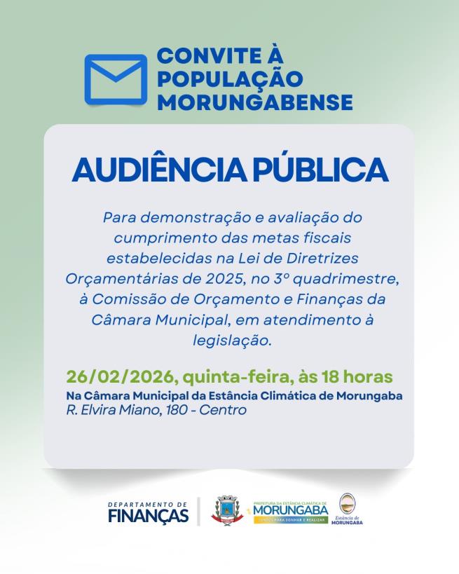 Convite à população