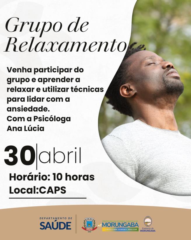 MOMENTO DE CUIDAR DA MENTE E DO CORPO