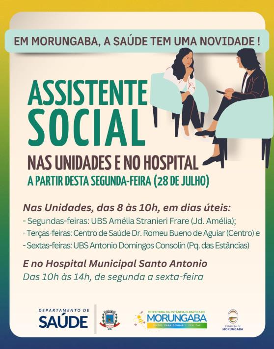 Prefeitura implanta serviços de Assistência Social na rede de saúde