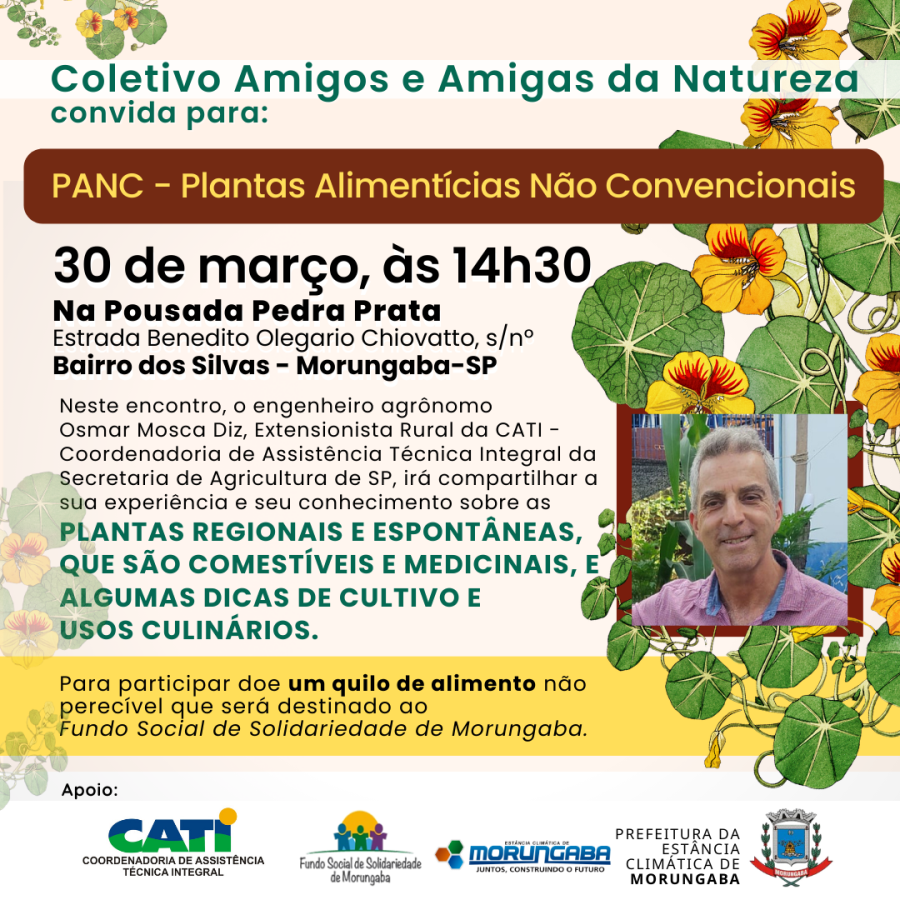 PANC - PLANTAS ALIMENTÍCIAS NÃO CONVENCIONAIS