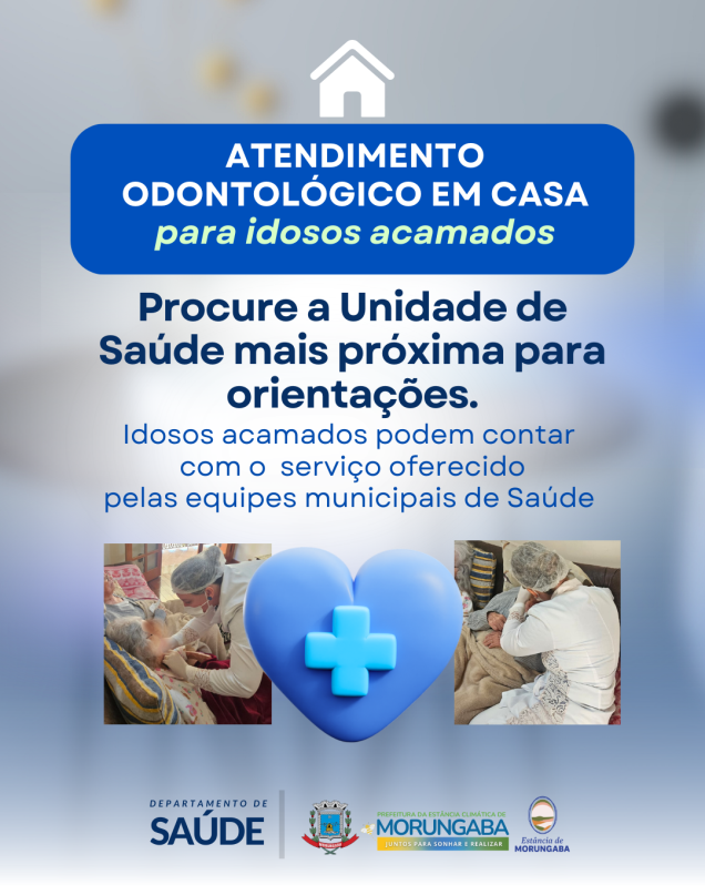 ATENDIMENTO ODONTOLÓGICO EM CASA PARA IDOSOS ACAMADOS