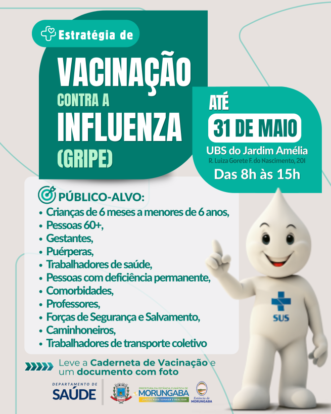 VACINAÇÃO CONTRA A GRIPE (INFLUENZA)