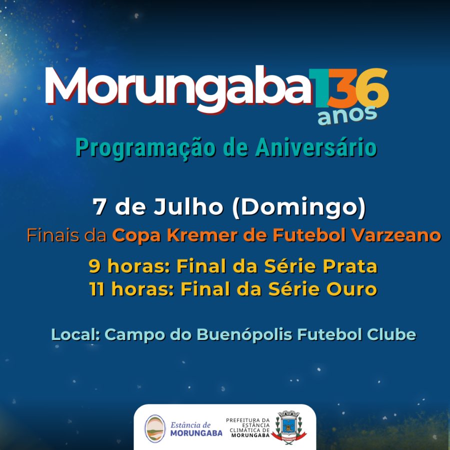 Morungaba 136 anos: programação de aniversário