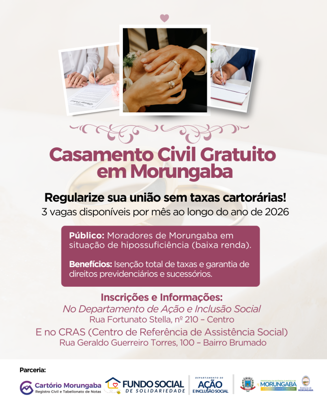 AMOR E CIDADANIA EM MORUNGABA!