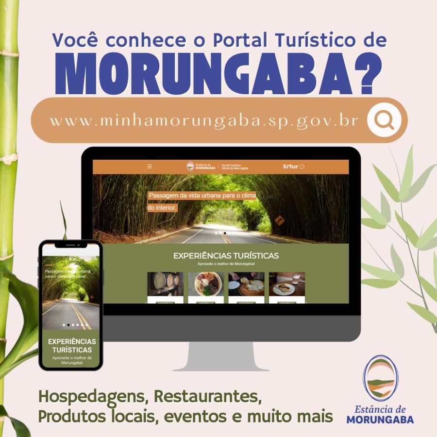 VOCÊ JÁ VISITOU O PORTAL TURÍSTICO DE MORUNGABA NA INTERNET?