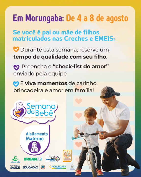 Semana do Bebê e Semana da Amamentação