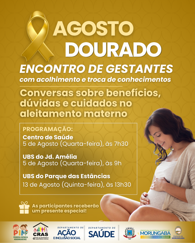 AGOSTO DOURADO NO PARQUE DAS ESTÂNCIAS: MARQUE AQUI A GESTANTE DO ❤️!