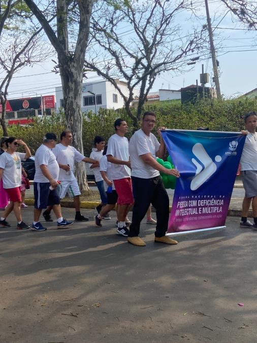 Apae de Morungaba promove Caminhada pela “Semana Nacional da Pessoa com Deficiência Intelectual e Múltipla"