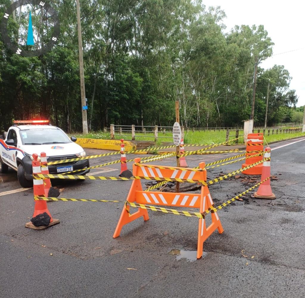 Avenida Getúlio Vargas tem interdição parcial