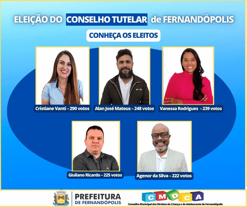 Eleições para o Conselho Tutelar movimentam o domingo, 01, em Fernandópolis